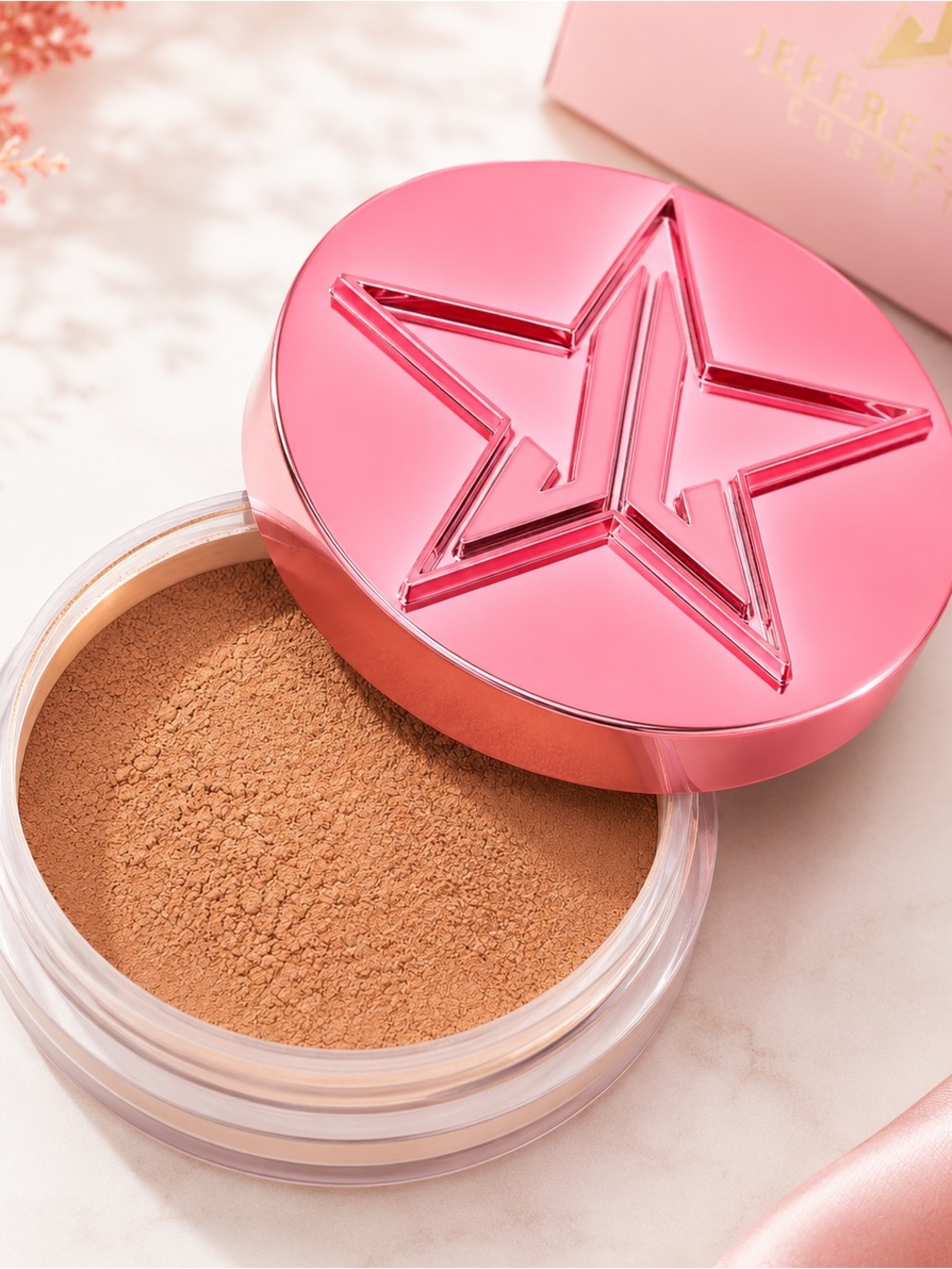 Jeffree Star Magic Star Setting Powder – Caramel – Loose Setting Powder NIB
